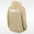 New Orleans Saints Alt Offensive Set Play Sideline Men's Nike Dri-FIT NFL Pullover Hoodie