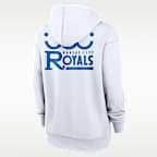 Kansas City Royals Authentic Collection City Connect Women's Nike Therma MLB Pullover Hoodie