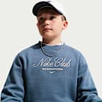 Sweatshirt i fleece Nike Sportswear med rund hals för ungdom