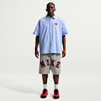 Nike Life Men's Short-Sleeve Button-Down Top