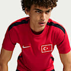 Turkey 2026 Strike Short-Sleeve Top Men's Nike Dri-FIT Short-Sleeve Football Top