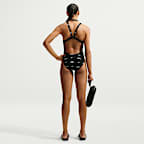 Traje de baño de una pieza con diseño Fastback para mujer Nike Swim HydraStrong