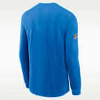 Playera de manga larga Nike Dri-FIT de la NFL para hombre Detroit Lions Team Issue