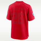 England National Team Men's Nike Soccer x NFL Game Jersey