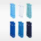 Nike Dri-FIT Performance Basics Little Kids' Crew Socks (6 Pairs)