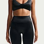 NikeSKIMS Satin Shine gebonden bikeshorts met halfhoge taille voor dames (18 cm)