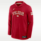Texas Rangers City Connect Men's Nike Dri-FIT MLB Long-Sleeve Hooded Top