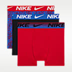 Ropa interior estampada para niños talla grande (paquete de 3) Nike Dri-FIT Essentials