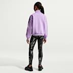 Nike Sportswear Studio Fleece Genç Çocuk (Kız) Çeyrek Fermuarlı Sweatshirt