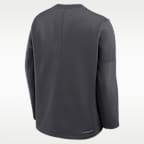 Playera de manga larga universitaria Nike Therma-FIT para hombre Alabama Sideline Coaches