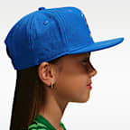 Gorra de futbol Nike para niños talla grande Brazil Pro