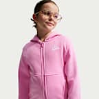 Nike Sportswear Club Big Kids' Fleece Full-Zip Hoodie