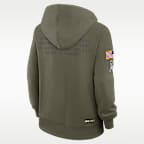 Washington Commanders Salute to Service Sideline Women's Nike Dri-FIT NFL Pullover Hoodie
