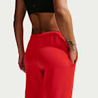 Nike Studio Fleece Sport Women's Dri-FIT Mid-Rise Open-Hem Pants
