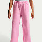 Nike Sportswear Studio Fleece Girls' Open-Hem Pants
