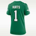 Jalen Hurts Philadelphia Eagles Women's Nike NFL Game Football Jersey