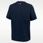Atlanta Braves Authentic Collection Men's Nike Dri-FIT MLB 1/4-Zip Short-Sleeve Windshirt