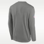 Playera de manga larga Nike Dri-FIT de la NFL para hombre Buffalo Bills Alt Legend Small Logo