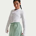 Nike MAVN Girls' High-Rise Therma-FIT Knit Pants