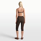 NikeSKIMS Matte Women's V-Panel 17" Cropped Leggings