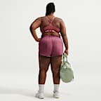 Shorts Dri-FIT de tiro medio de 8 cm con forro de ropa interior para mujer Nike One