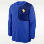 Los Angeles Rams Sideline Coach Men's Nike Dri-FIT NFL Long-Sleeve Top
