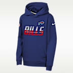 Buffalo Bills Sideline Big Kids' Nike NFL Pullover Hoodie