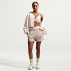 Nike Studio Fleece Medium Weight Women's Mid-Rise Shorts