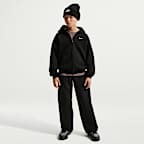 Nike Sportswear Solo Swoosh Big Kids' Fleece Full-Zip Hoodie