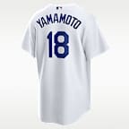 Yoshinobu Yamamoto Los Angeles Dodgers Men's Nike MLB Replica Jersey