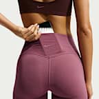 Nike Zenvy Women's High-Waisted Flared Leggings with No Front Seam