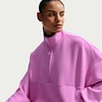 Nike 24.7 ImpossiblySoft Women's Dri-FIT Oversized 1/2-Zip Top