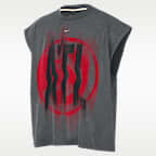 Camiseta de básquetbol sin mangas para hombre Atlanta Hawks Standard Issue