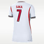 Bukayo Saka England National Team 2026 Match Home Women's Nike Dri-FIT ADV Soccer Jersey
