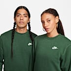 Sudadera de cuello redondo para hombre Nike Sportswear Club Fleece