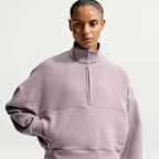 Nike 24.7 ImpossiblySoft Women's Dri-FIT Oversized 1/2-Zip Top