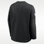 Minnesota Vikings Sideline Coaches Men's Nike Therma-FIT NFL Long-Sleeve T-Shirt