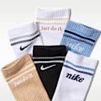 Nike Everyday Kids' Cushioned Crew Socks (6 Pairs)