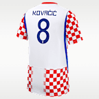 Jersey de futbol Nike Dri-FIT de la selección de Croacia local 2026 Stadium Mateo Kovačić para hombre