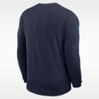 Tennessee Titans Sideline Coach Men's Nike Dri-FIT NFL Long-Sleeve Top