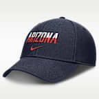 Gorra de rejilla universitaria Nike Dri-FIT ajustable para hombre Arizona Sideline Rise Gameday