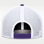 LSU Primetime Arched Men's Nike Dri-FIT College Trucker Adjustable Hat