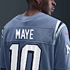 Drake Maye New England Patriots Rivalries Collection Men's Nike Dri-FIT NFL Limited Jersey