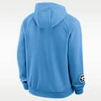 Sudadera con gorro sin cierre Nike Dri-FIT de la NFL para hombre Tennessee Titans Rivalries Collection Primary