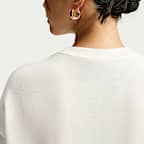 Nike Studio Fleece Lightweight Women's Oversized Crew-Neck Sweatshirt