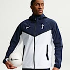 Tottenham Hotspur Tech Windrunner Nike Tam Boy Fermuarlı Dokuma Erkek Futbol Ceketi