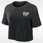 Nike College (Clark-Atlanta University) Women's Dri-FIT Cropped T-Shirt
