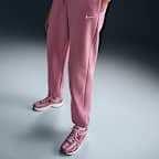 Pants de entrenamiento oversized de tiro alto para mujer Nike Sportswear Phoenix Fleece