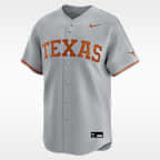 Texas Wordmark Men's Nike College Limited Baseball Jersey