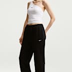 Nike Studio Fleece Medium Weight Women's High-Rise Oversized Cuffed Trousers